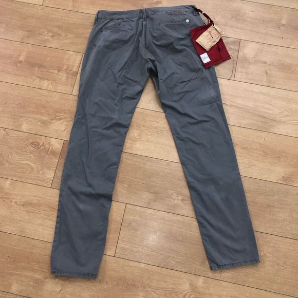 Tramarossa Laboratorio NWT Gray Straight-Legged Sartoria Jeans, Size 32, MP $355 - Picture 2 of 11